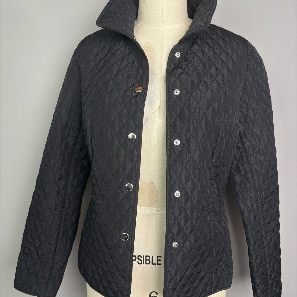 Briggs New York Black Quilted Puffer Jacket